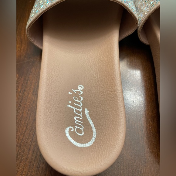 NWOT Vintage Jeweled Sparkly Candie's Sandals - Picture 6 of 8